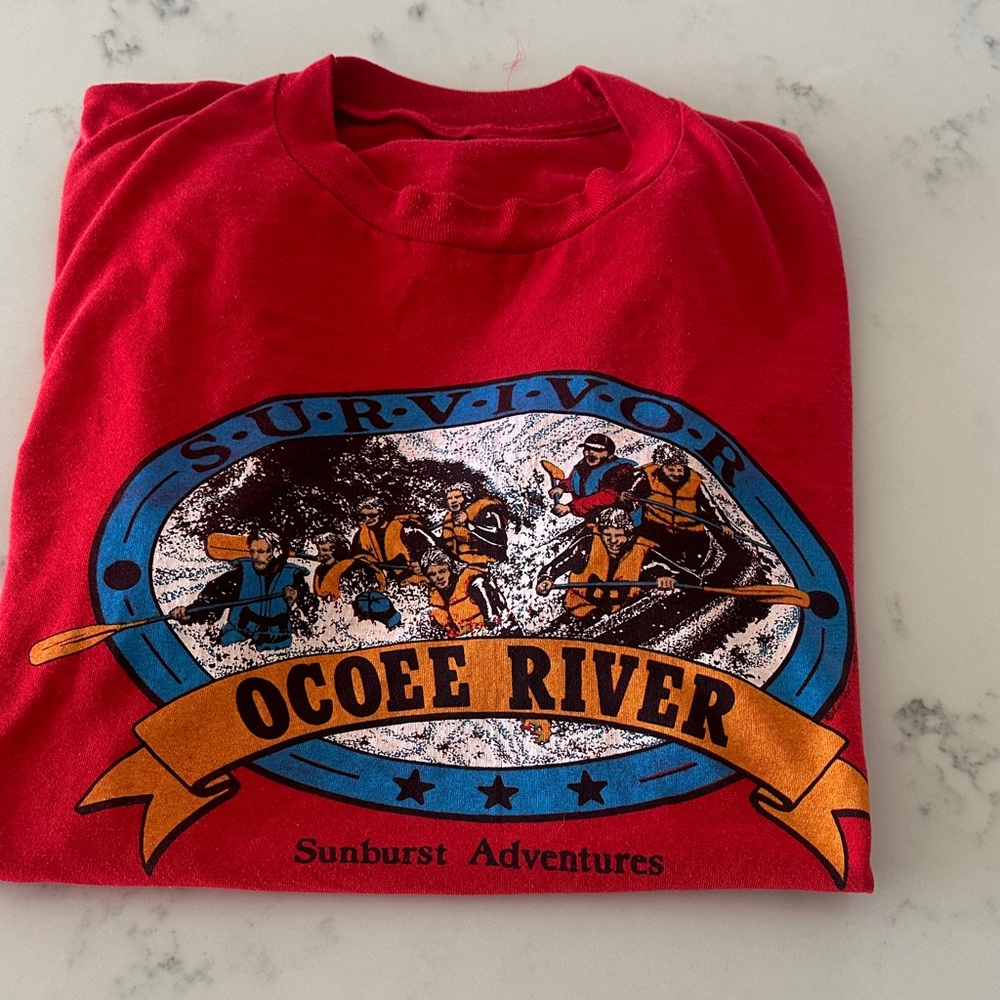 Red Ocoee River Graphic T-Shirt